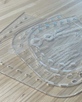 Acrylic Template – Andalusian Pouch (Minikins 3) - Image 4