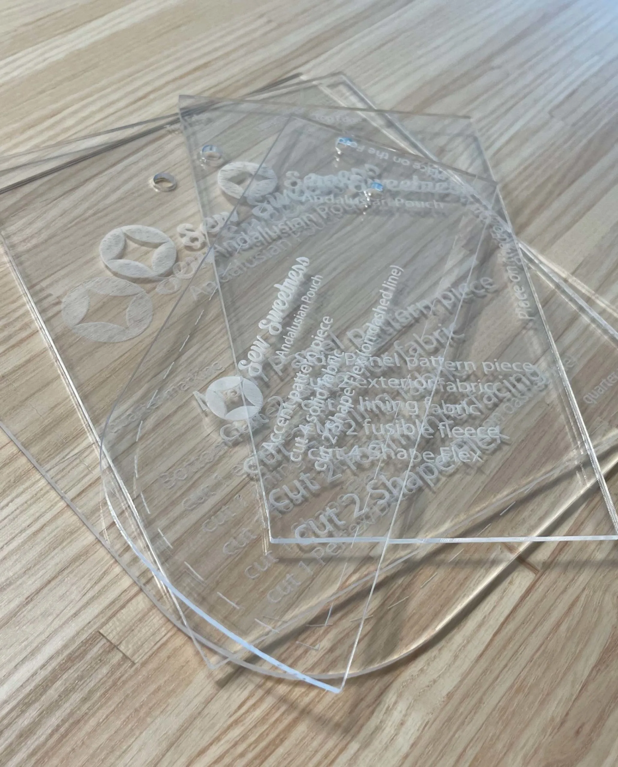 Acrylic Template – Andalusian Pouch (Minikins 3)