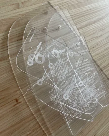 Acrylic Template – Andalusian Pouch (Minikins 3) - Image 2